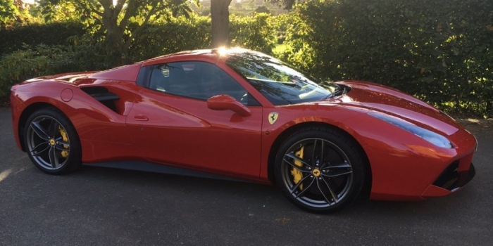 The first Ferrari 488 Spider in the UK?